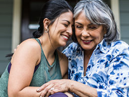 Two retired women hug as they discuss Required Minimum Distribution and what the CORRECT RETIREMENT PLAN DISTRIBUTION is.