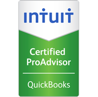 certified quickbooks online proadvisor Logo in Green