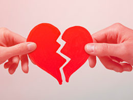 Life Events That Affect Taxes, Two hands tug, breaking a heart. Learn more about how life events like divorce, separation, widow or marriage can affect your taxes