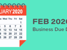 February Business Due Dates is a calendar