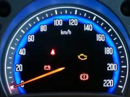 Interior dashboard of a car shows the standard mileage rates 2020