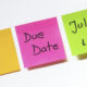 The July 15 Tax Deadline Is Fast Approaching, And It Isn't Just for The 2019 Individual Tax Return - three brightly colored sticky notes have the words Tax Due Date July 15th on them