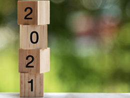 Preparing for 2021: Tax Planning Strategies for Small Business Owners - a stack of numbered blocks spells out 2021