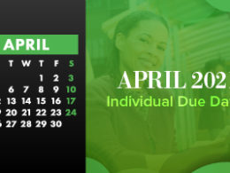 April 2021 Individual Due Dates