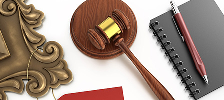 Tax Deductions Related to Charity Auctions, a gavel rests on a table